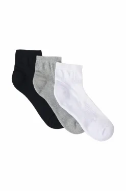 Ellos Collection Sportssokker Sneaker 3-pak Hvid/grå Outlet