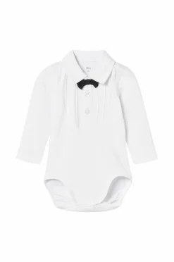 Ellos Collection Sæt Benjamin Set Baby Hvid body + sorte leggings Online