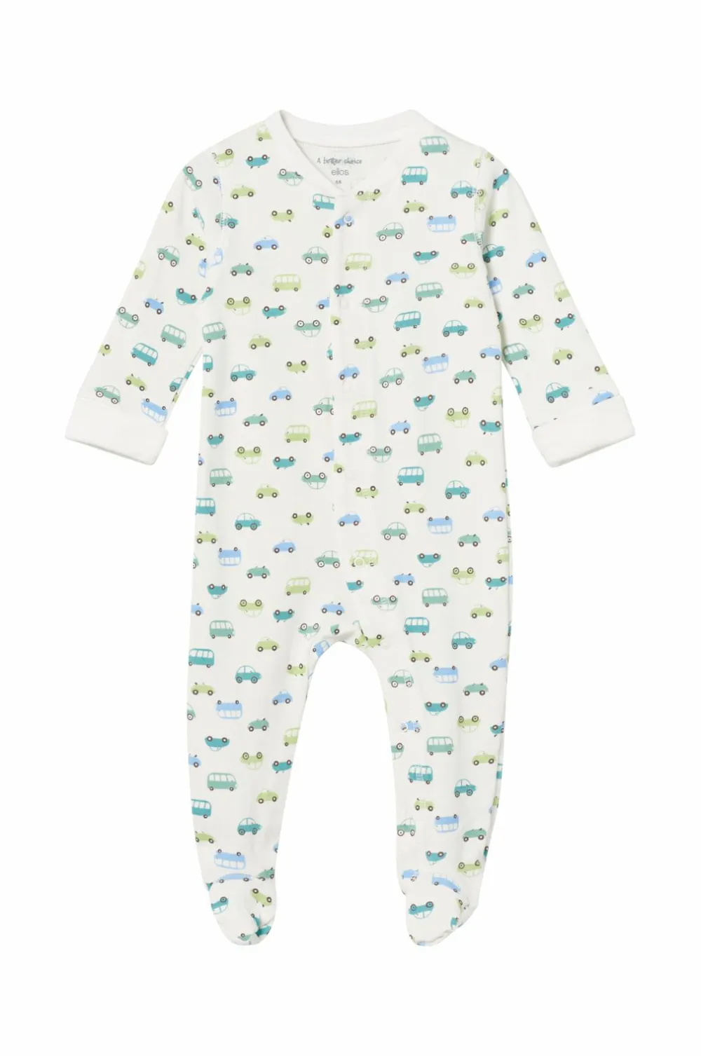 Ellos Trøjer|Bodies>Collection Startsæt Baby Sunny 5 dele Beige bilmønster