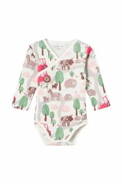 Ellos Collection Startsæt Baby Sunny 5 dele grønt fåremønster Hot
