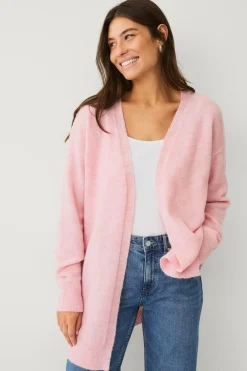 Ellos Collection Strikket cardigan Lyserød Clearance