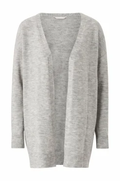 Ellos Collection Strikket cardigan Gråmeleret New