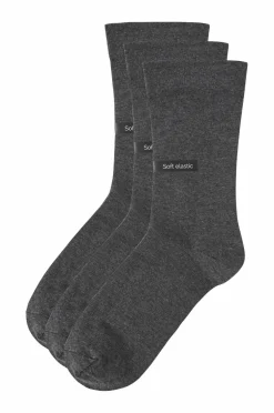 Ellos Collection Strømper 3-pack Gråmeleret Online