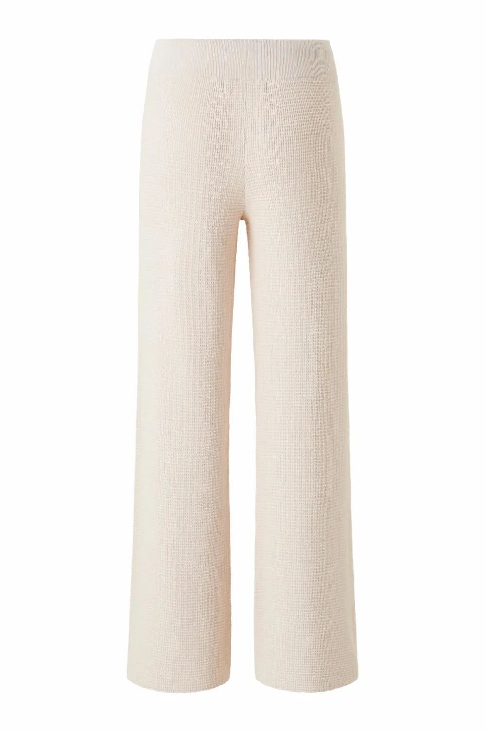 Ellos Collection Strikkede bukser Creme Online
