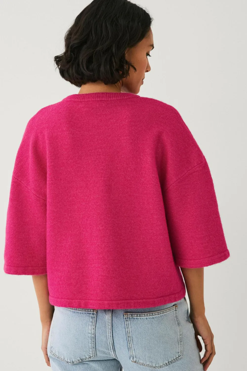 Ellos Collection Strikket top Mørk rosa Best