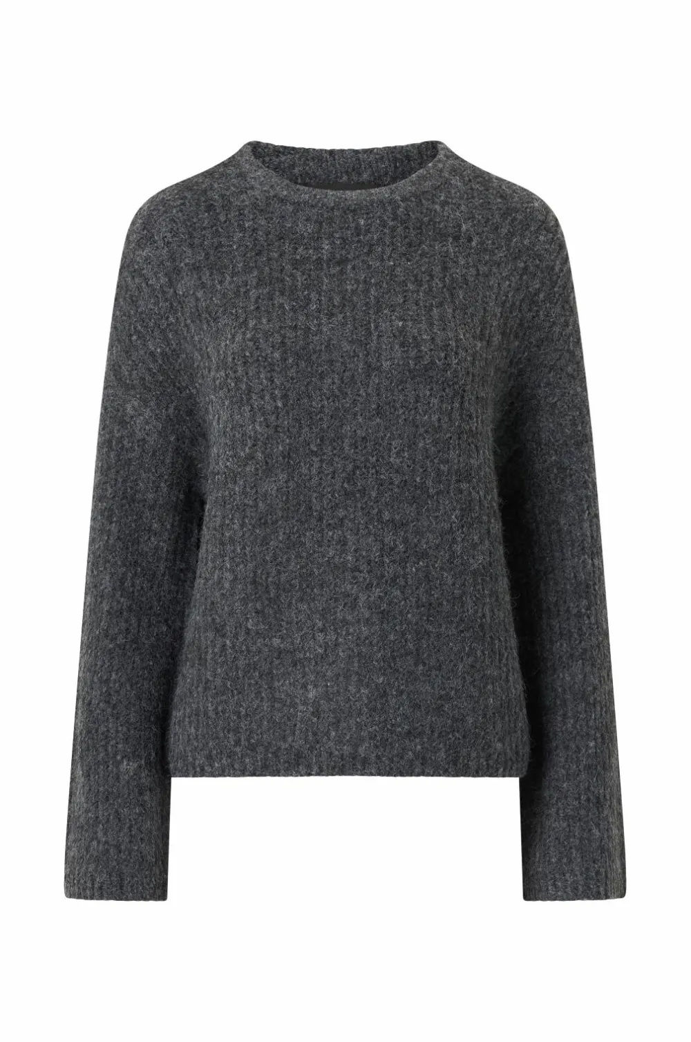 Ellos Collection Strikket Pullover Grå