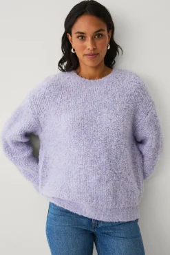 Ellos Collection Strikket Pullover Lilac New
