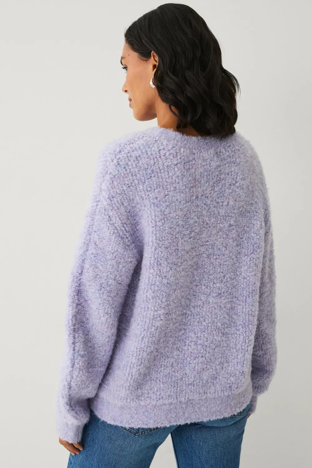 Ellos Collection Strikket Pullover Lilac New
