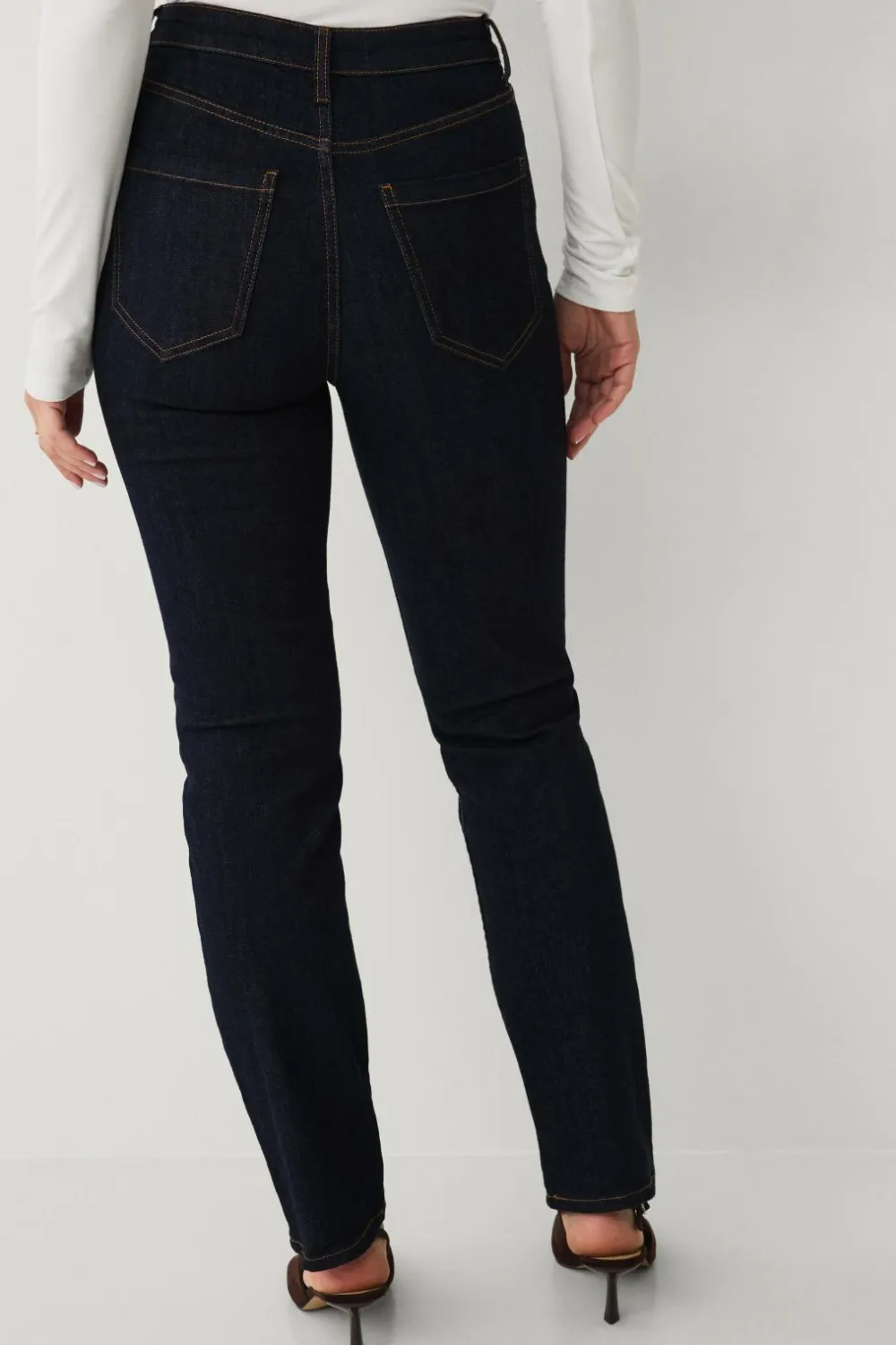 Ellos Collection Stretchjeans med lige bener skylle Best