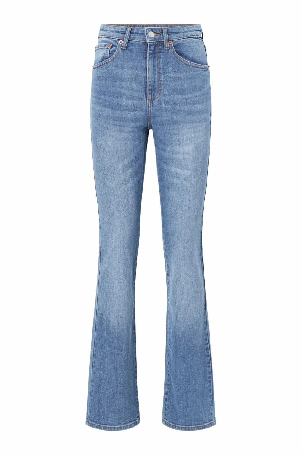 Ellos Collection Stretchjeans med svaj med høj talje Blå Hot
