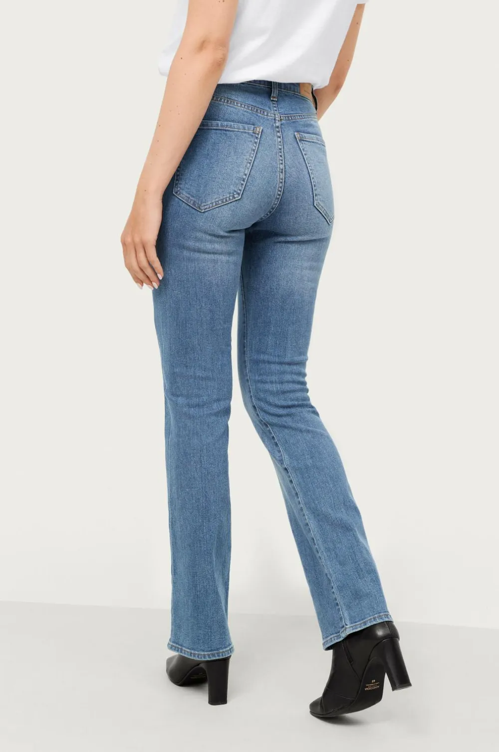 Ellos Collection Stretchjeans med svaj med høj talje Blå Hot
