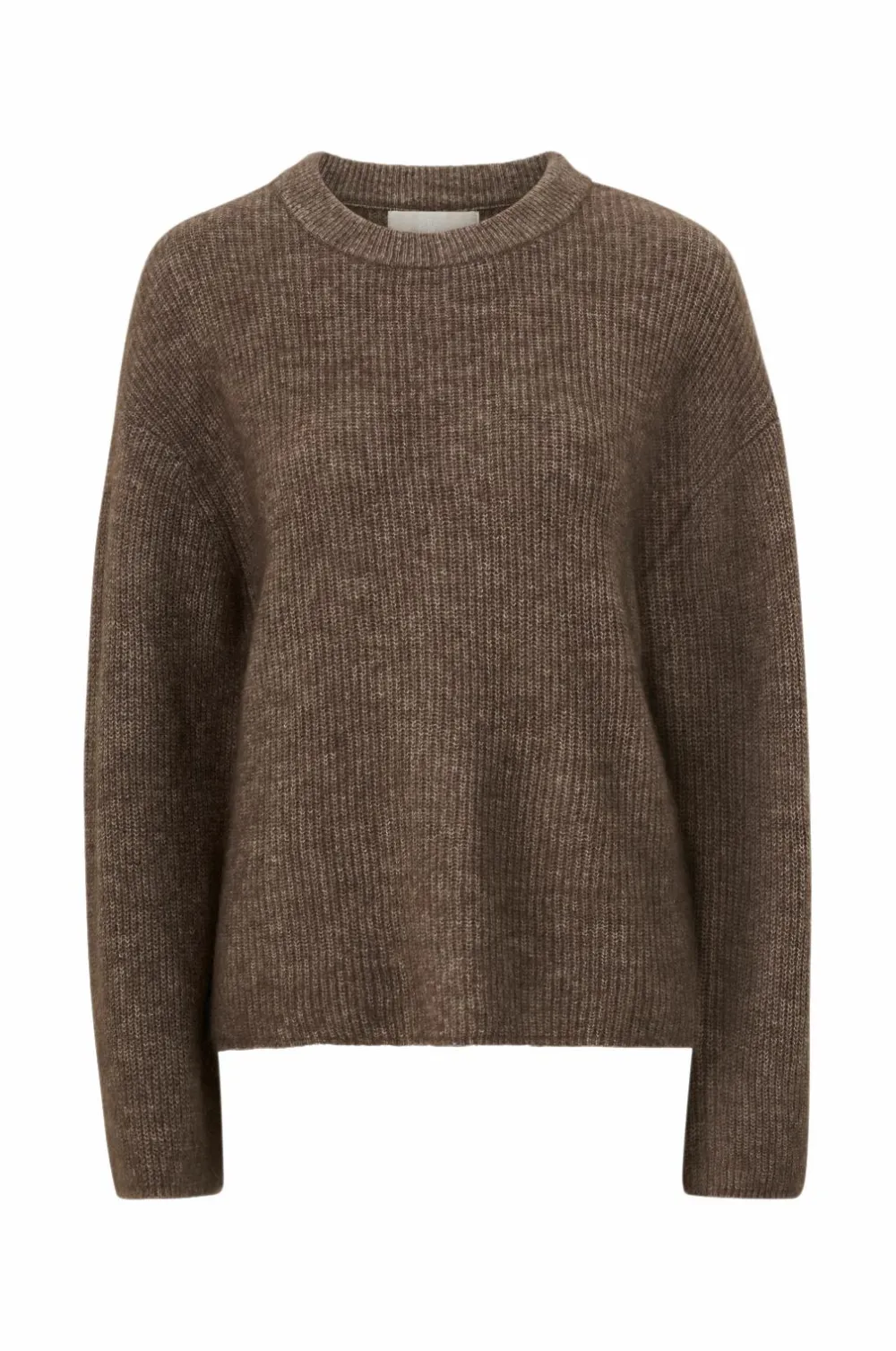 Ellos Trøjer & Cardigans>Collection Strikket trøje af høj kvalitet Brun