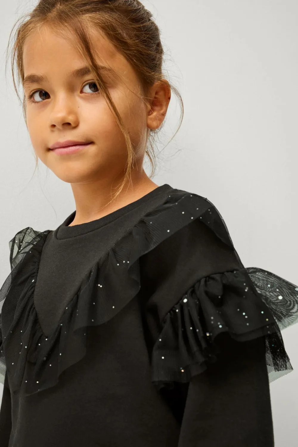 Ellos Sweatshirts & Hoodies>Collection Sweatshirt Iris S Girl Sort