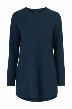 Ellos Collection Sweatshirttunika Marineblå Discount