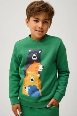 Ellos Collection Sweatshirt Ludwig Grøn Clearance