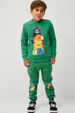 Ellos Collection Sweatshirt Ludwig Grøn Clearance