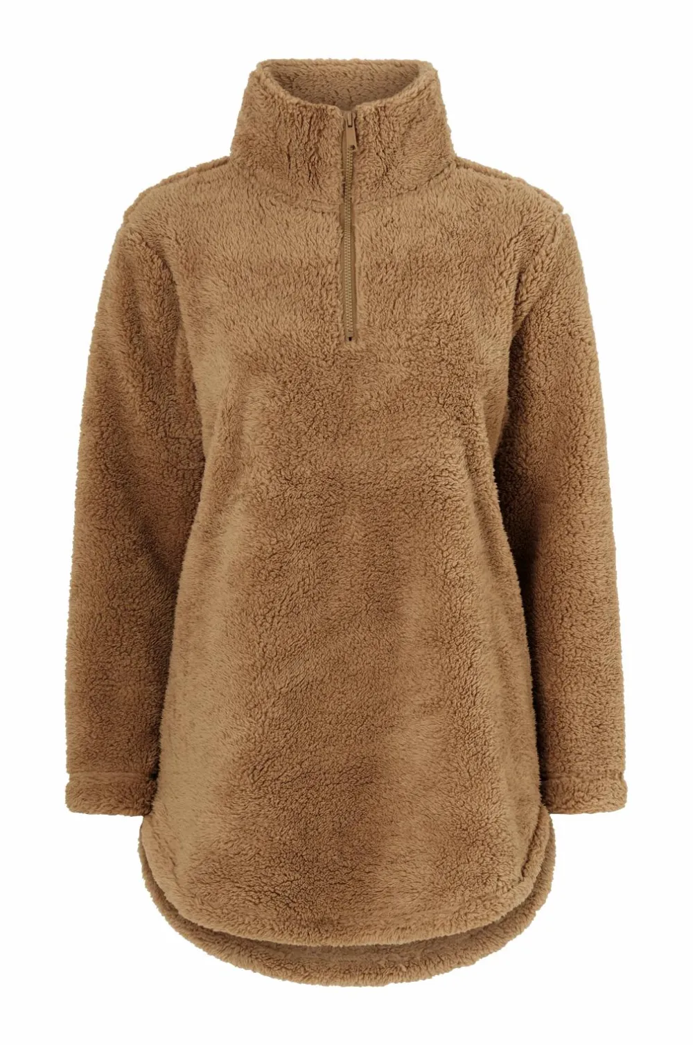 Ellos Overtøj|Overtøj>Collection Sweatshirt i fleece Brun