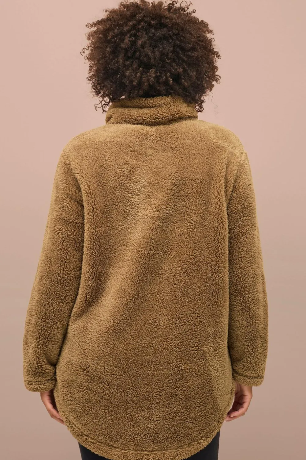 Ellos Overtøj|Overtøj>Collection Sweatshirt i fleece Brun