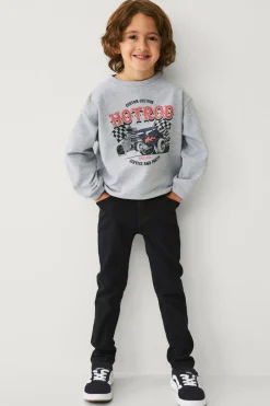 Ellos Collection Sweatshirt med print Gråmelange Hot