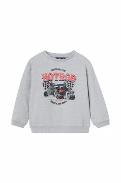 Ellos Collection Sweatshirt med print Gråmelange Hot
