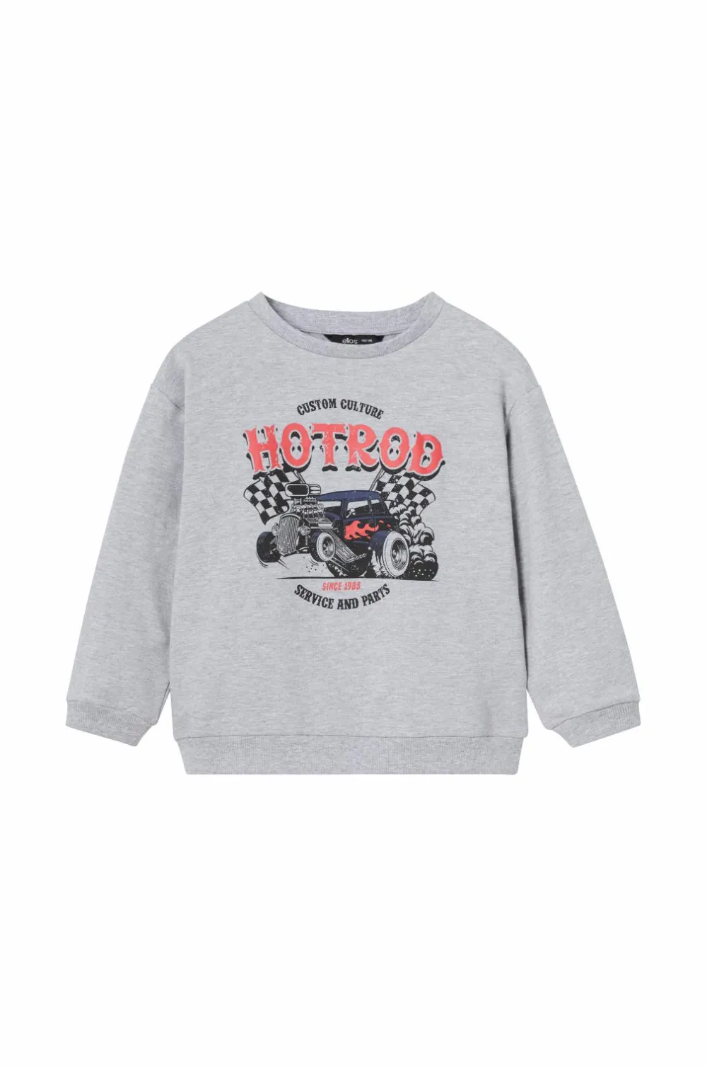 Ellos Collection Sweatshirt med print Gråmelange Hot