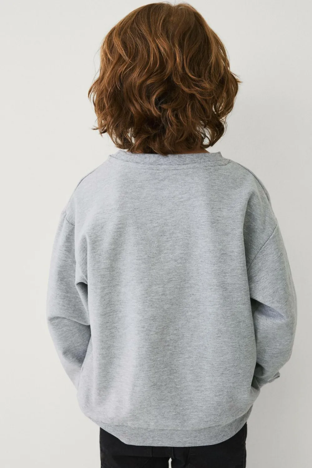 Ellos Collection Sweatshirt med print Gråmelange Hot