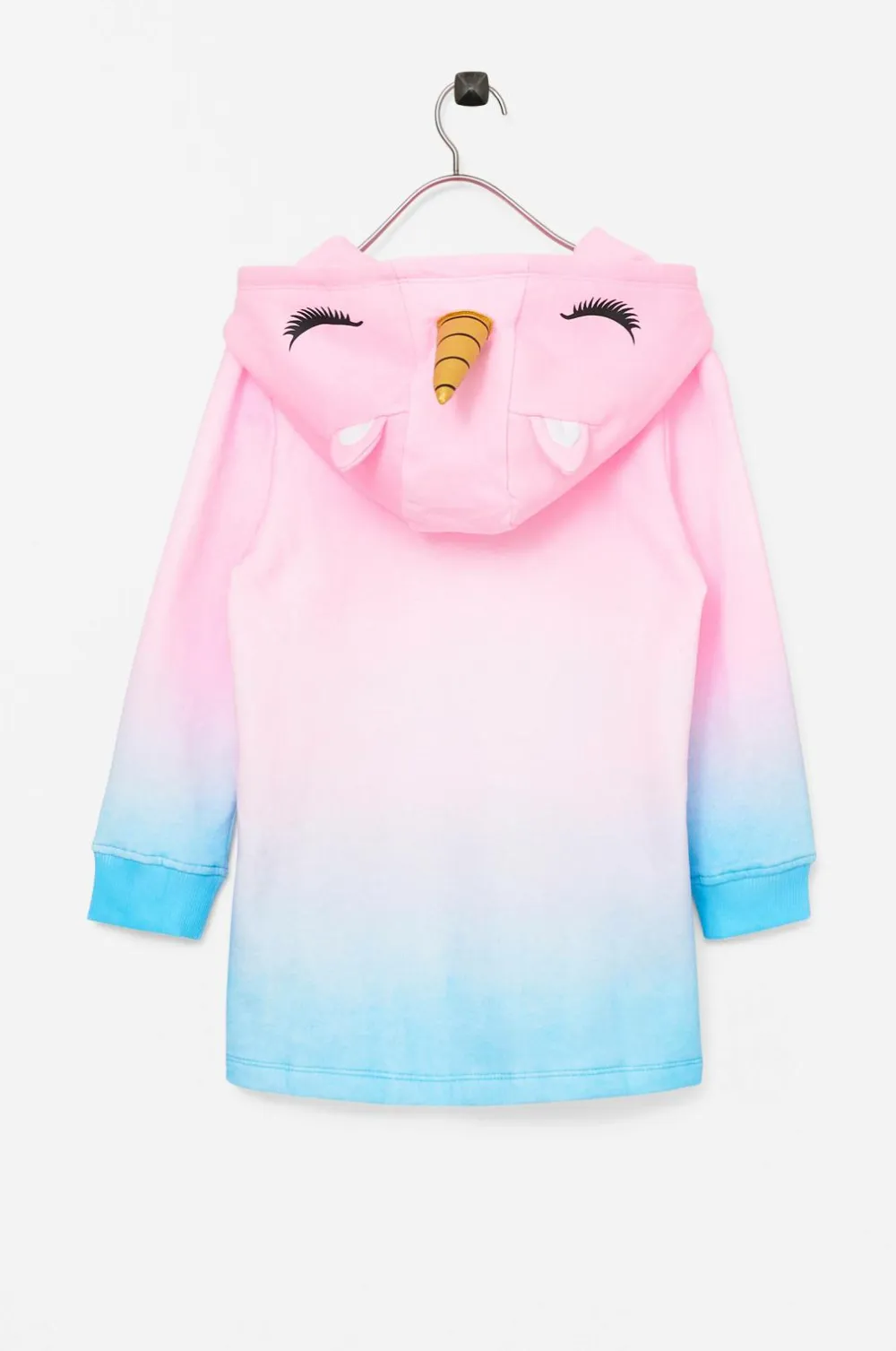 Ellos Collection Sweatkjole Unicorn Turkis pink mønstret Sale