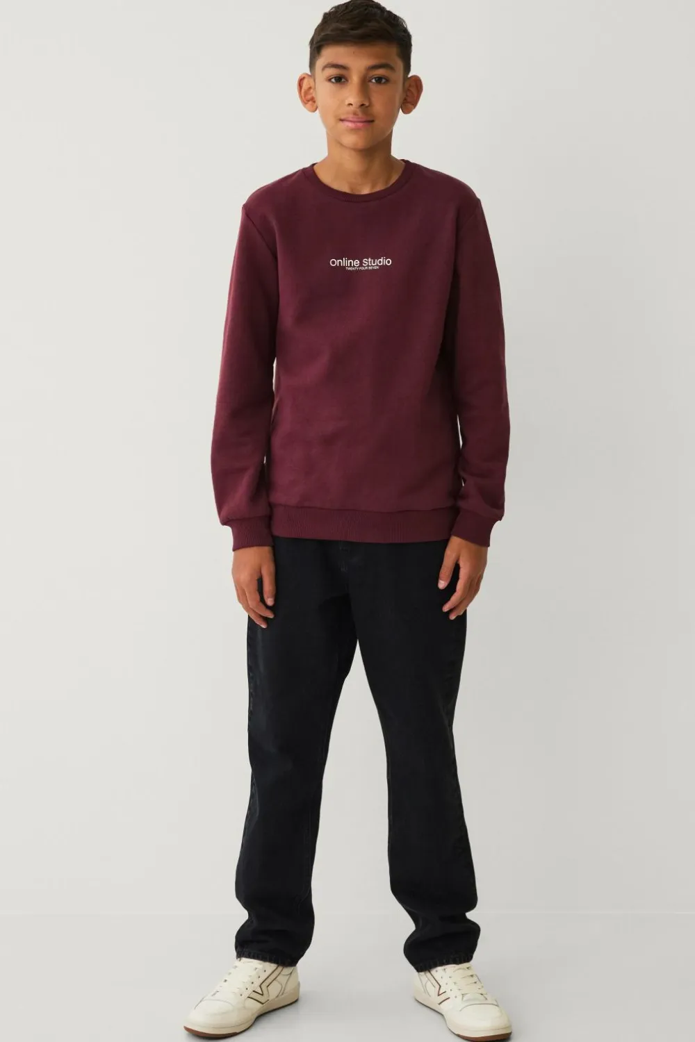 Ellos Sweatshirts & Hoodies>Collection Sweatshirt vinrød