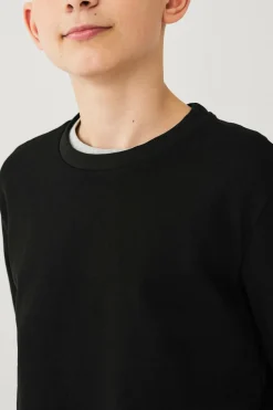 Ellos Collection Sweatshirt Crew Basic Sort New