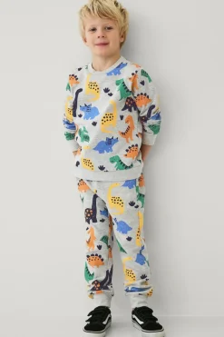 Ellos Collection Sweatshirt med tryk Gråmeleret