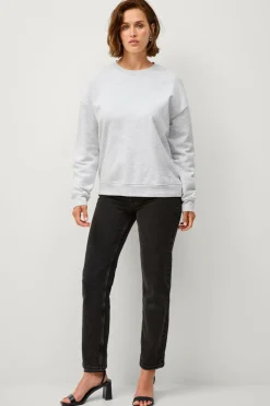 Ellos Collection Sweatshirt med rund hals Gråmeleret Best