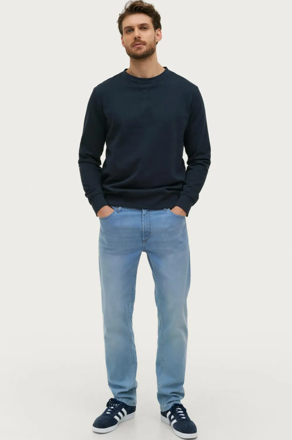 Ellos Basistøj|Nattøj & Homewear>Collection Sweatshirt Marineblå
