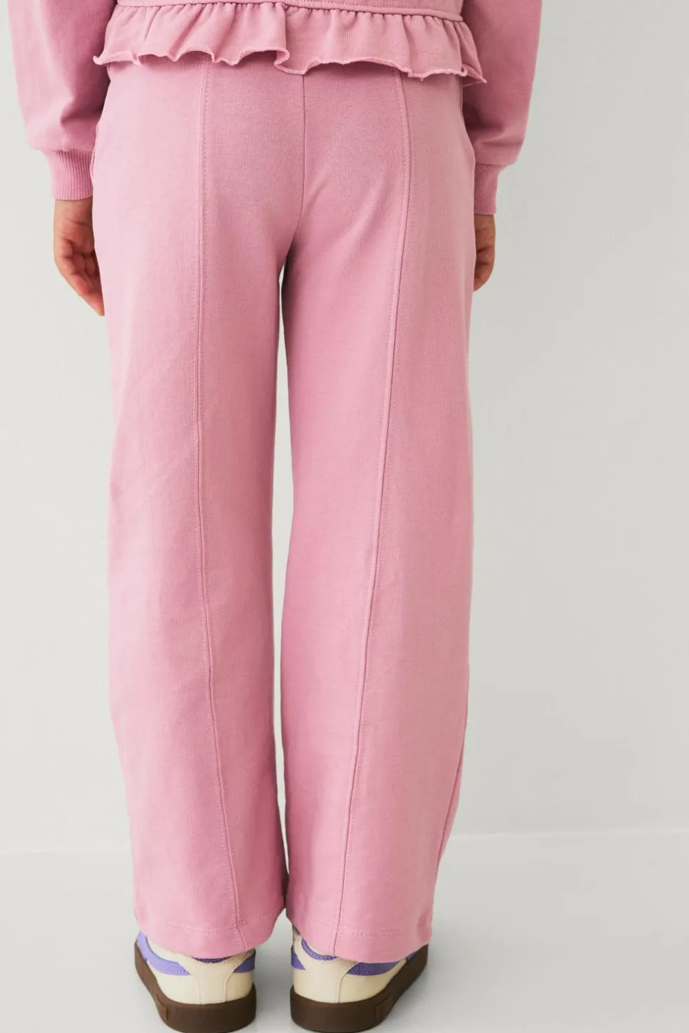 Ellos Bukser & Leggings>Collection Sweatpants med brede ben rosa