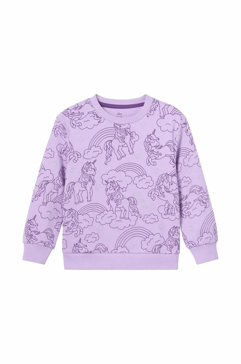 Ellos Sweatshirts & Hoodies>Collection Sweatshirt Sol Lilla mønstret