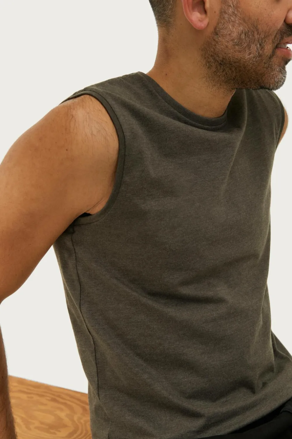 Ellos Basistøj|T-Shirts & Tanktoppe>Collection Tanktop Kent Antracitgrå