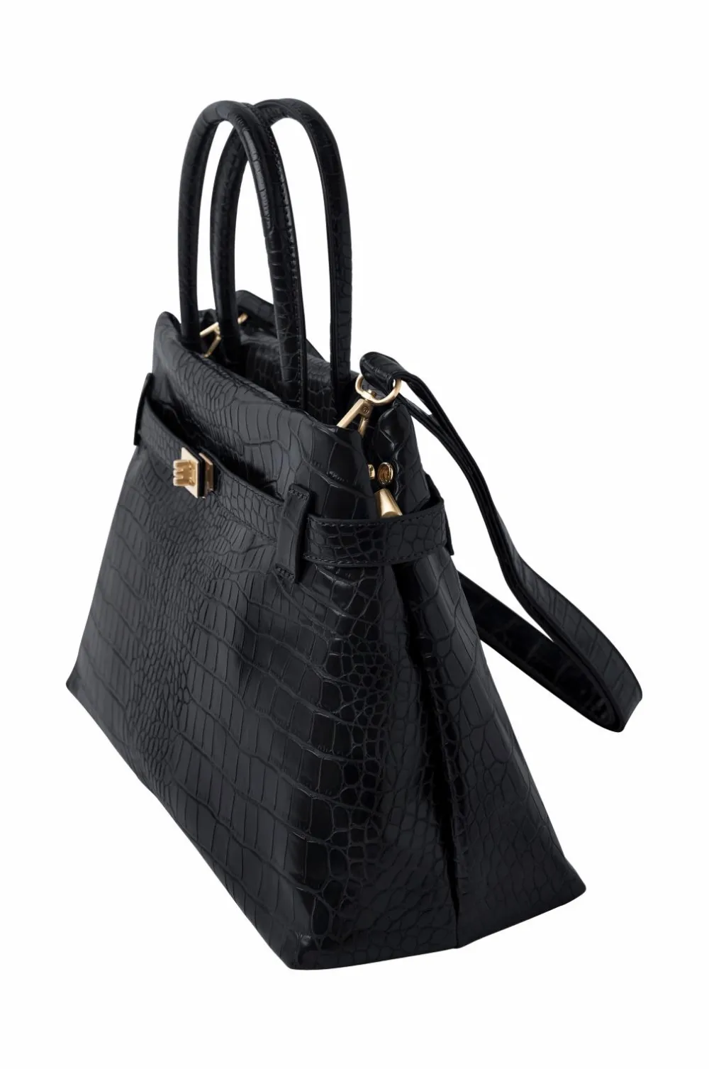 Ellos Tasker>Collection Taske med gulddetaljer sort