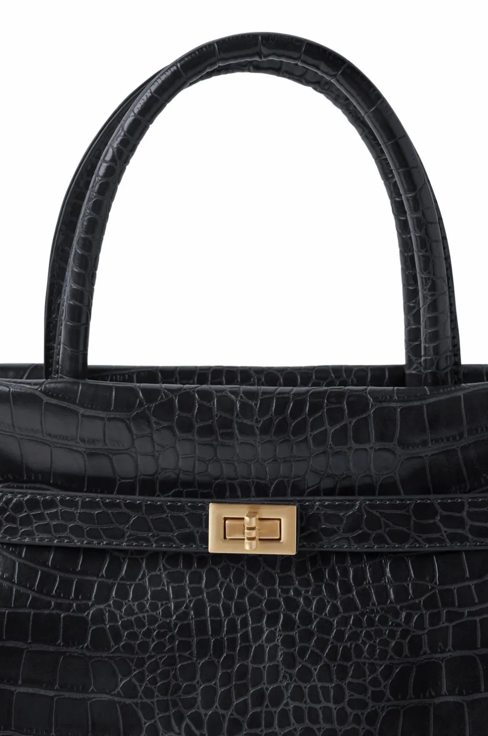 Ellos Tasker>Collection Taske med gulddetaljer sort