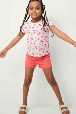 Ellos Sæt Til Børn>Collection Top + Shorts Malva Rosa Cherry