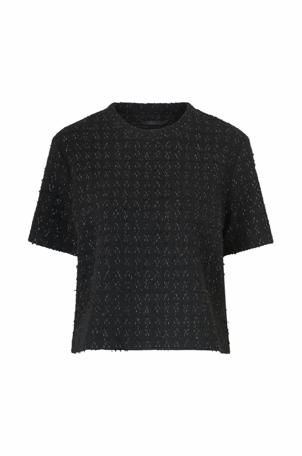 Ellos Toppe & Tank-Toppe>Collection Top med korte ærmer sort