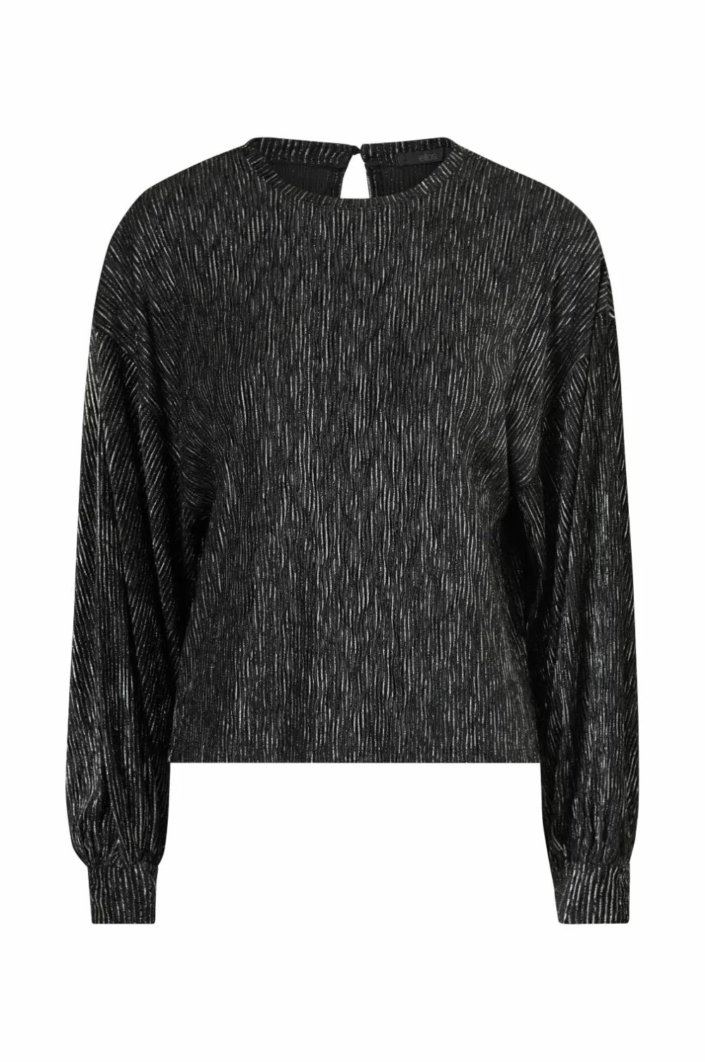 Ellos Collection Top med pufærmer sort Discount