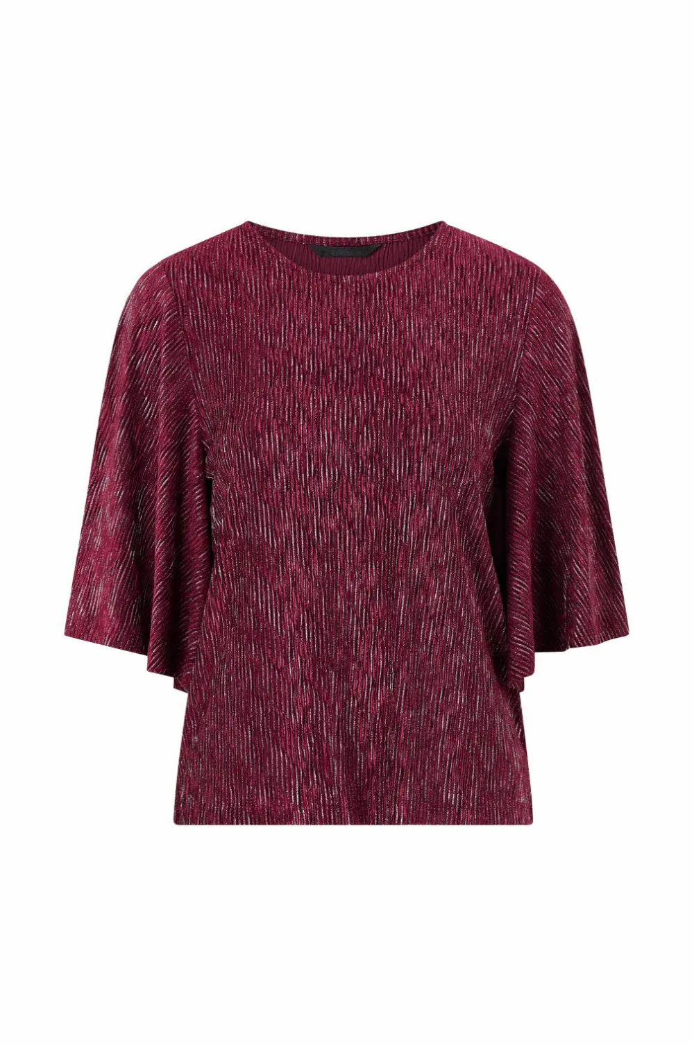 Ellos Toppe & Tank-Toppe>Collection Top med sommerfugleærme Rød