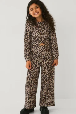 Ellos Toppe & T-Shirts>Collection Top med knudedetalje leopardmønstret