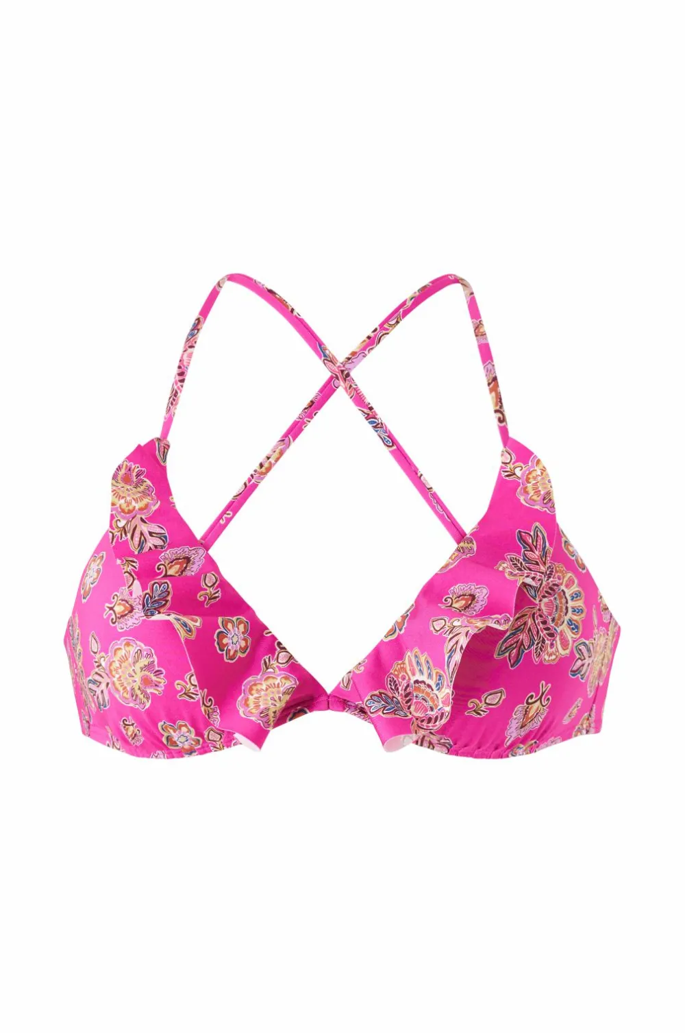Ellos Bikinier & Bikinidele>Collection Trekantet bikini-BH Blomstret