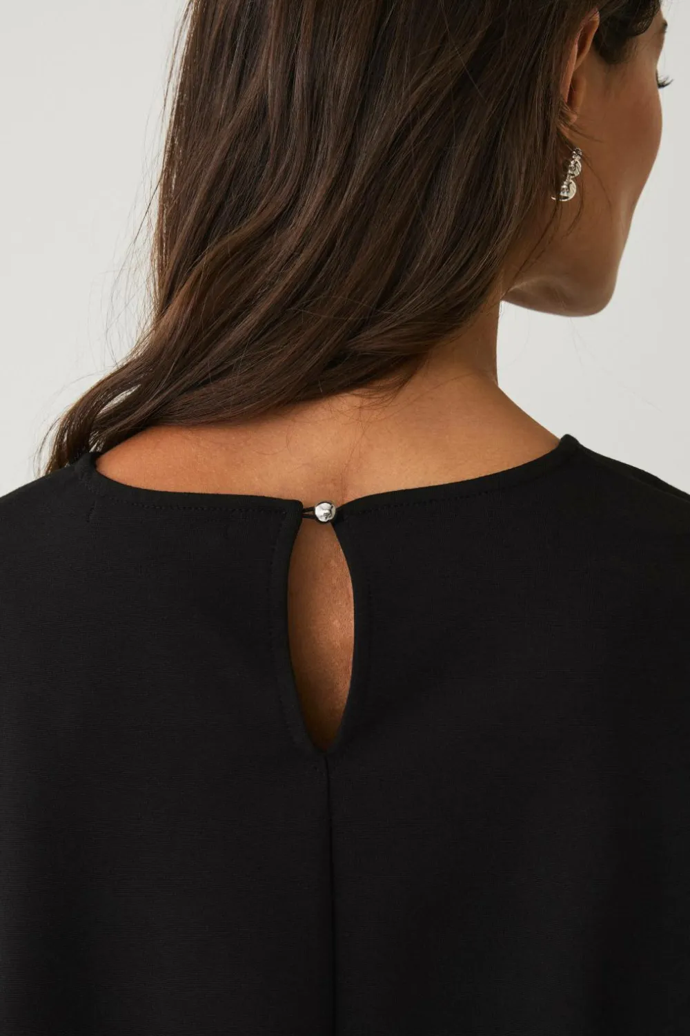 Ellos Trøjer & Cardigans>Collection Trøje med pufærmer sort