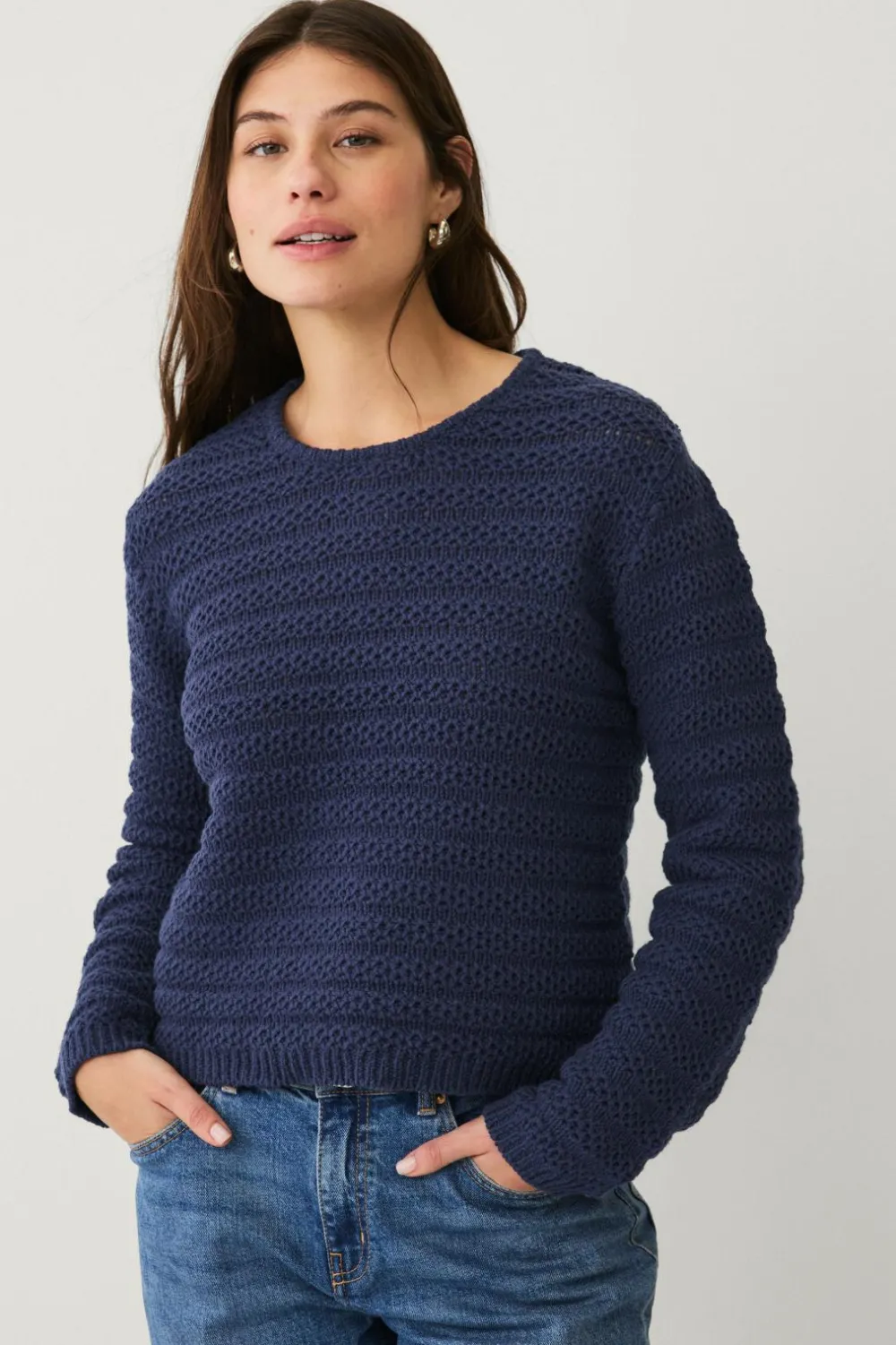 Ellos Trøjer & Cardigans>Collection Trøje Marineblå
