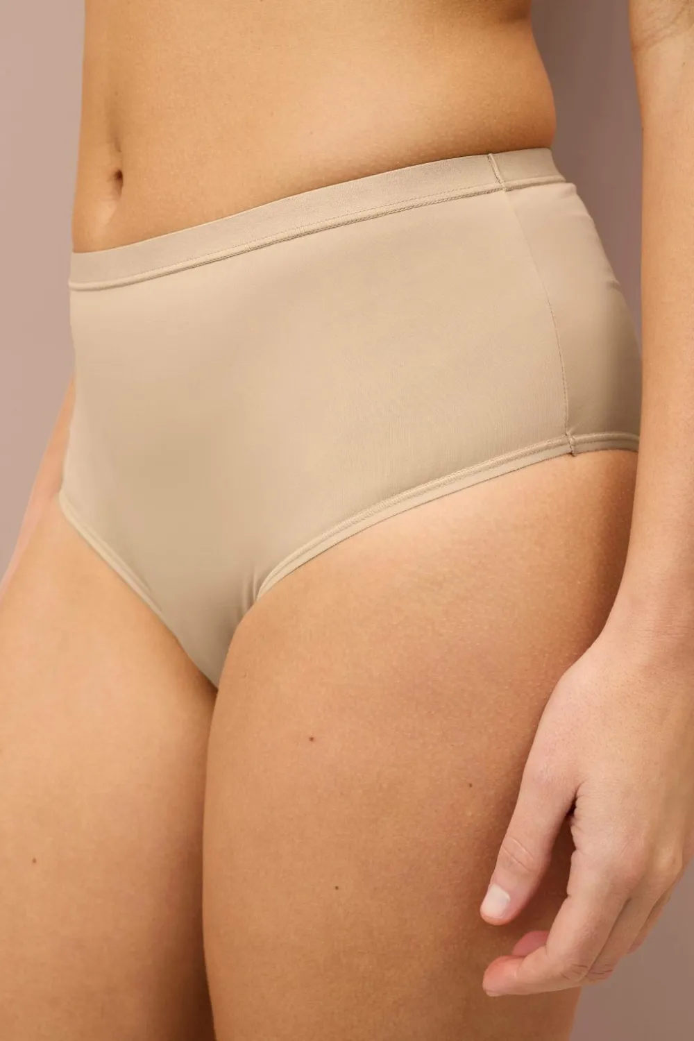 Ellos Trusser>Collection Trusser med brasiliansk snit 2-pak Beige