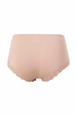 Ellos Collection Trusser med blondedetaljer, 2-pak Beige Outlet