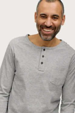 Ellos Collection T-shirt Tom Gråmeleret Outlet