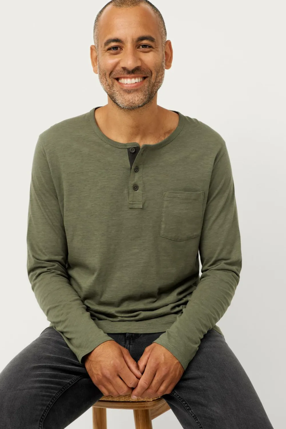 Ellos Basistøj>Collection T-shirt Tom Grågrøn