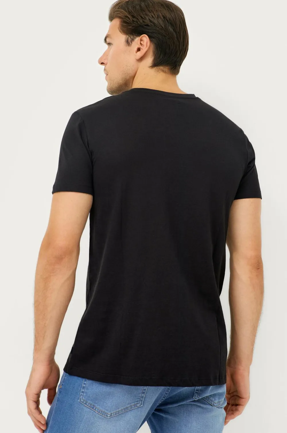 Ellos Basistøj|T-Shirts & Tanktoppe>Collection T-shirt Karl 3-pak Black mdf/metal